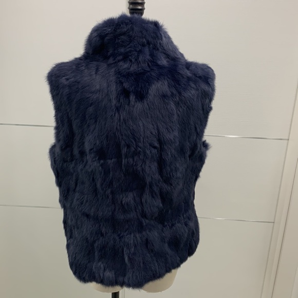 NWT Genuine Rabbit Fur Vest size Large - Picture 9 of 17